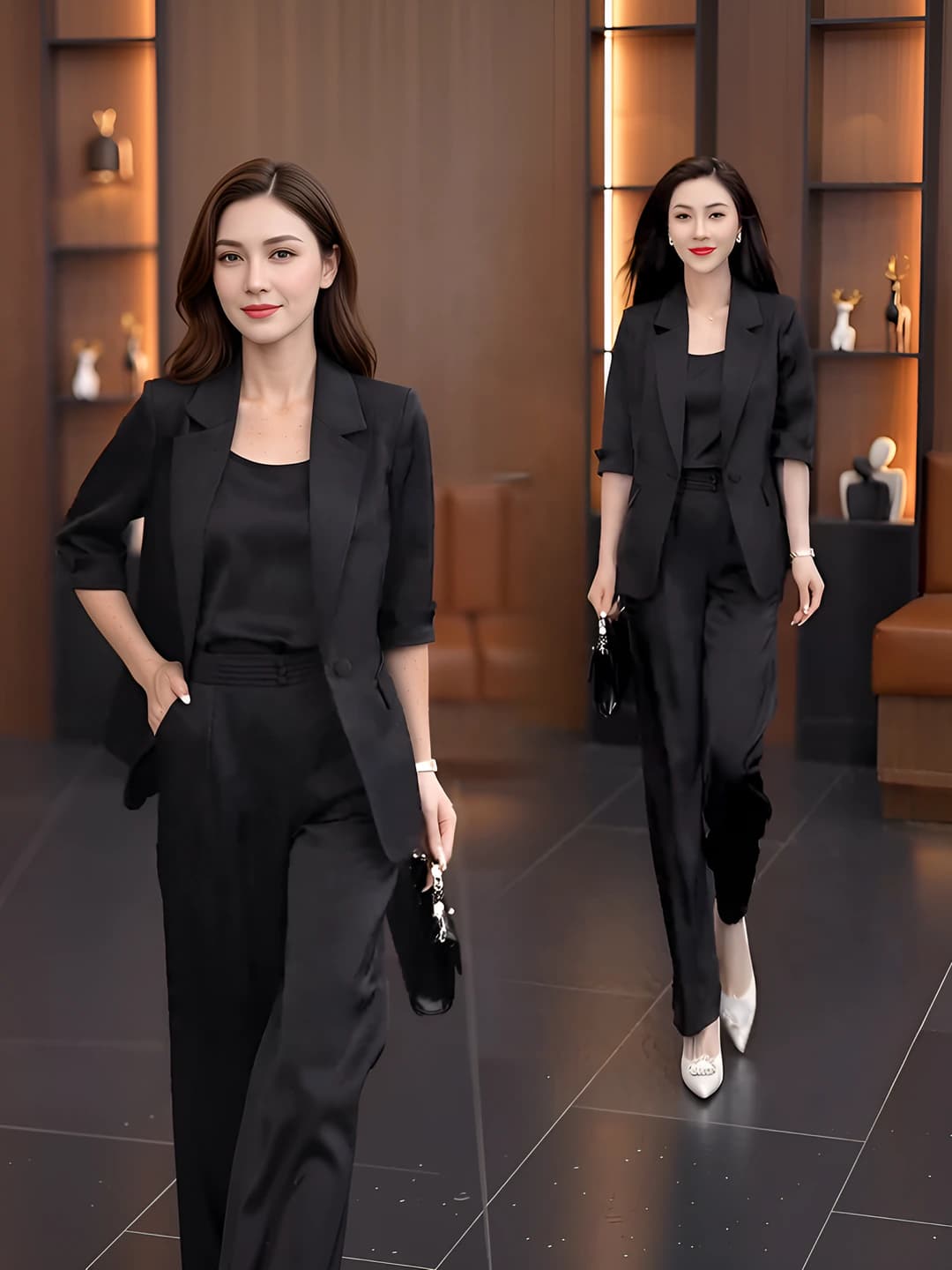 Black [three-piece set]