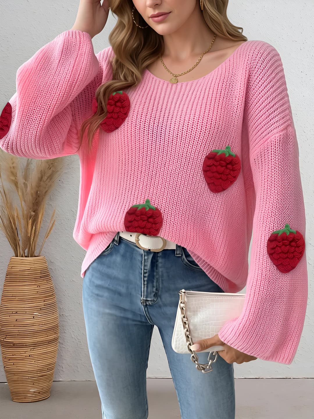 Pink (5 red strawberries)