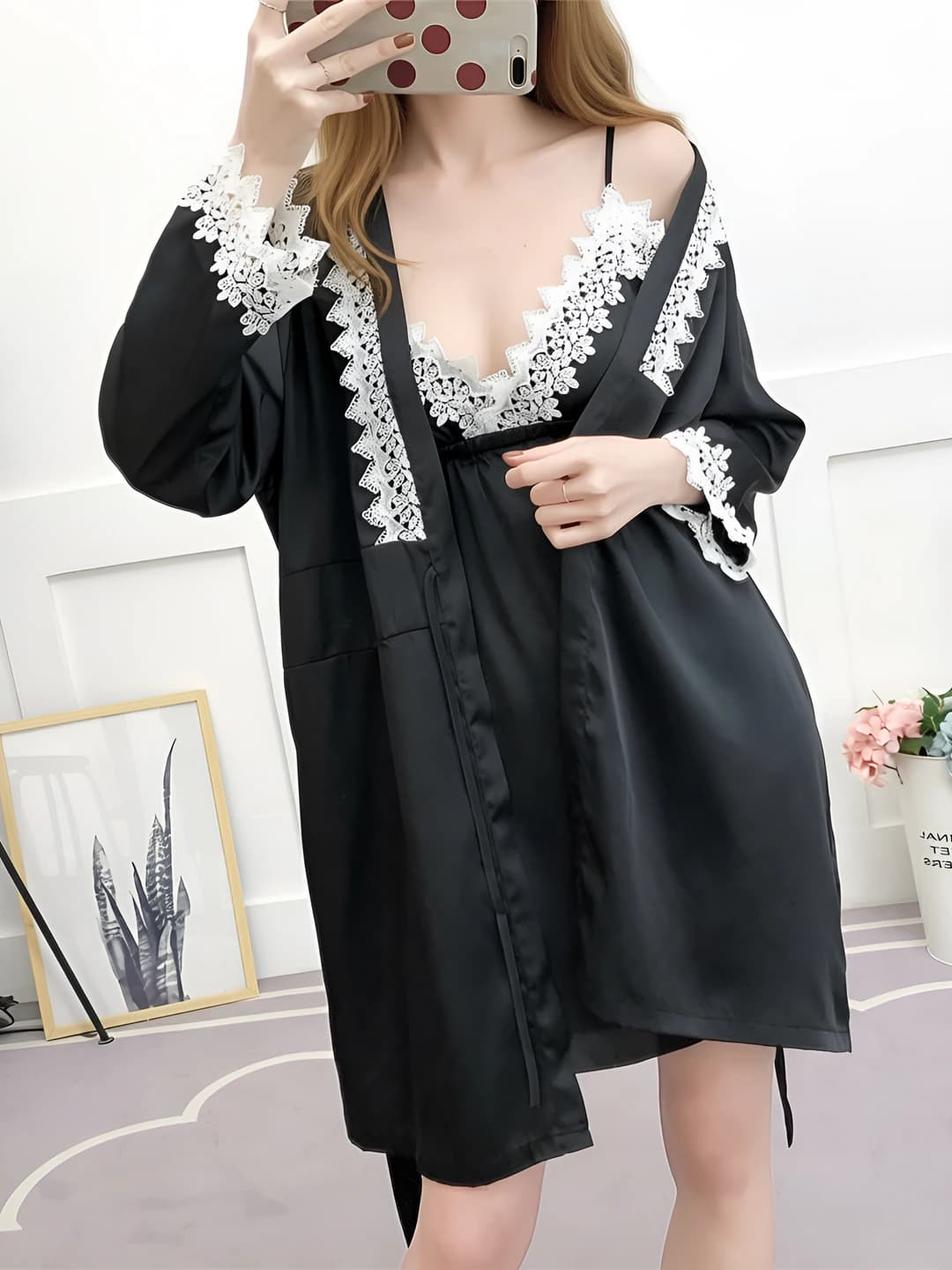 Black (1922 robe 2 pcs)