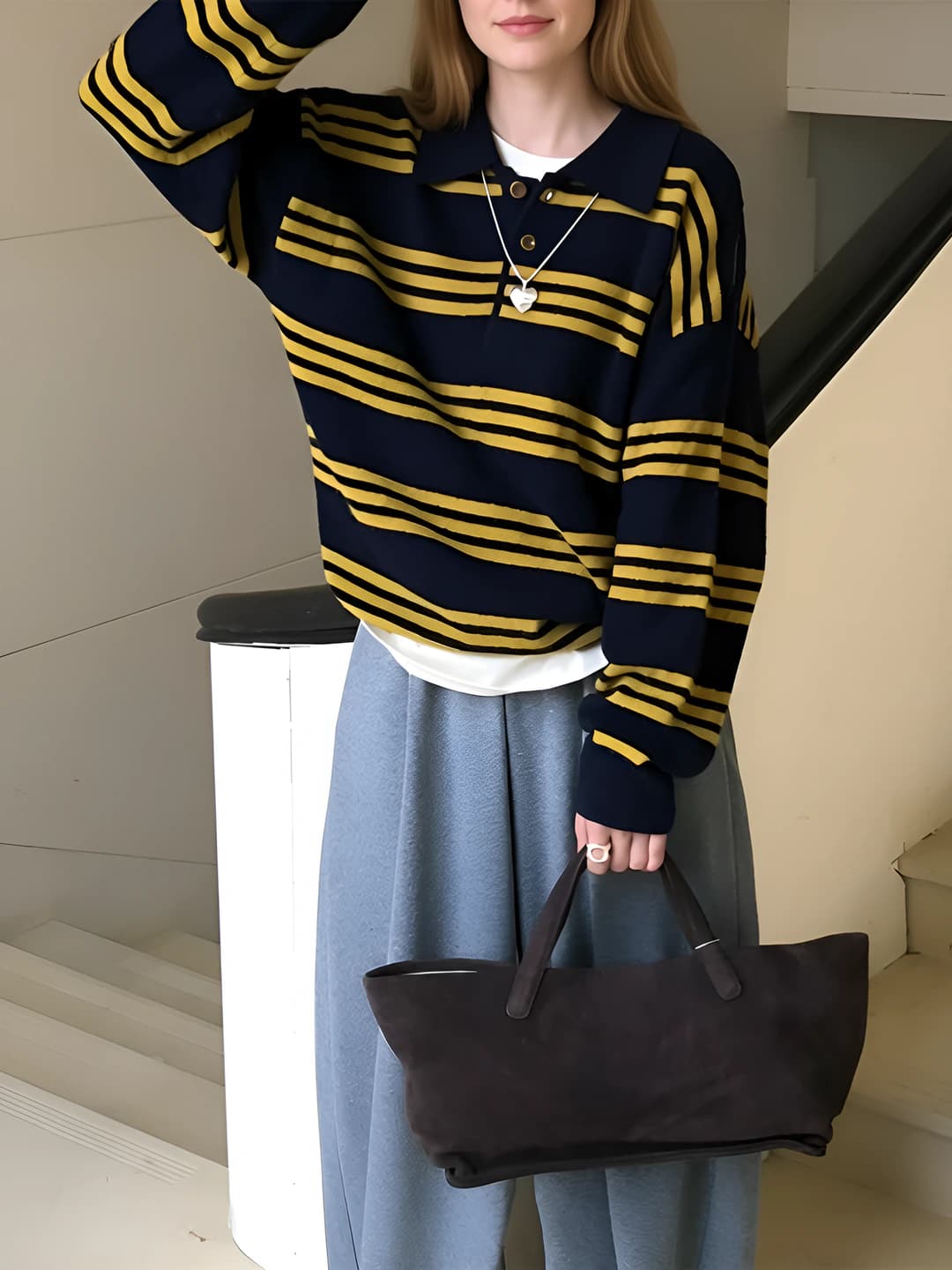 Yellow striped (Oversized)