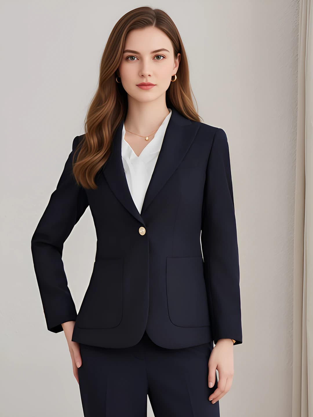 Black, long sleeve, suit