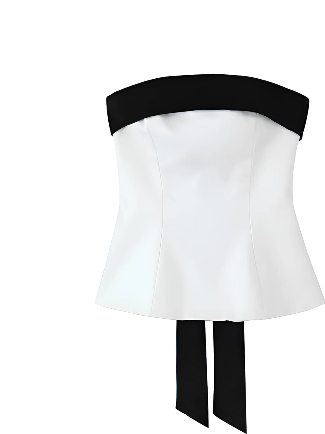 Women's corset: high waist, cropped, 3D pattern, polyester, summer, with bow, street style, non-stretch