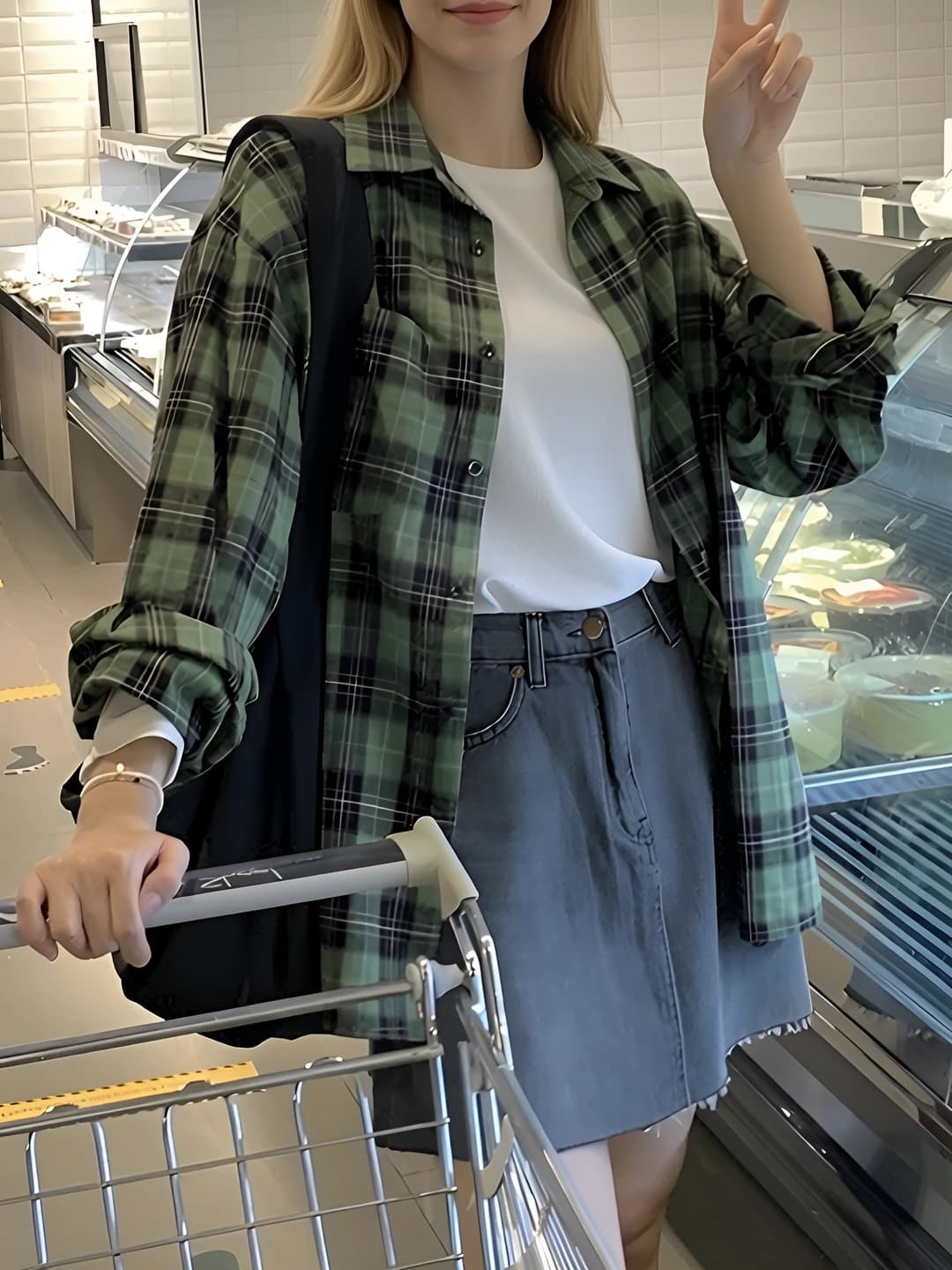 Green plaid