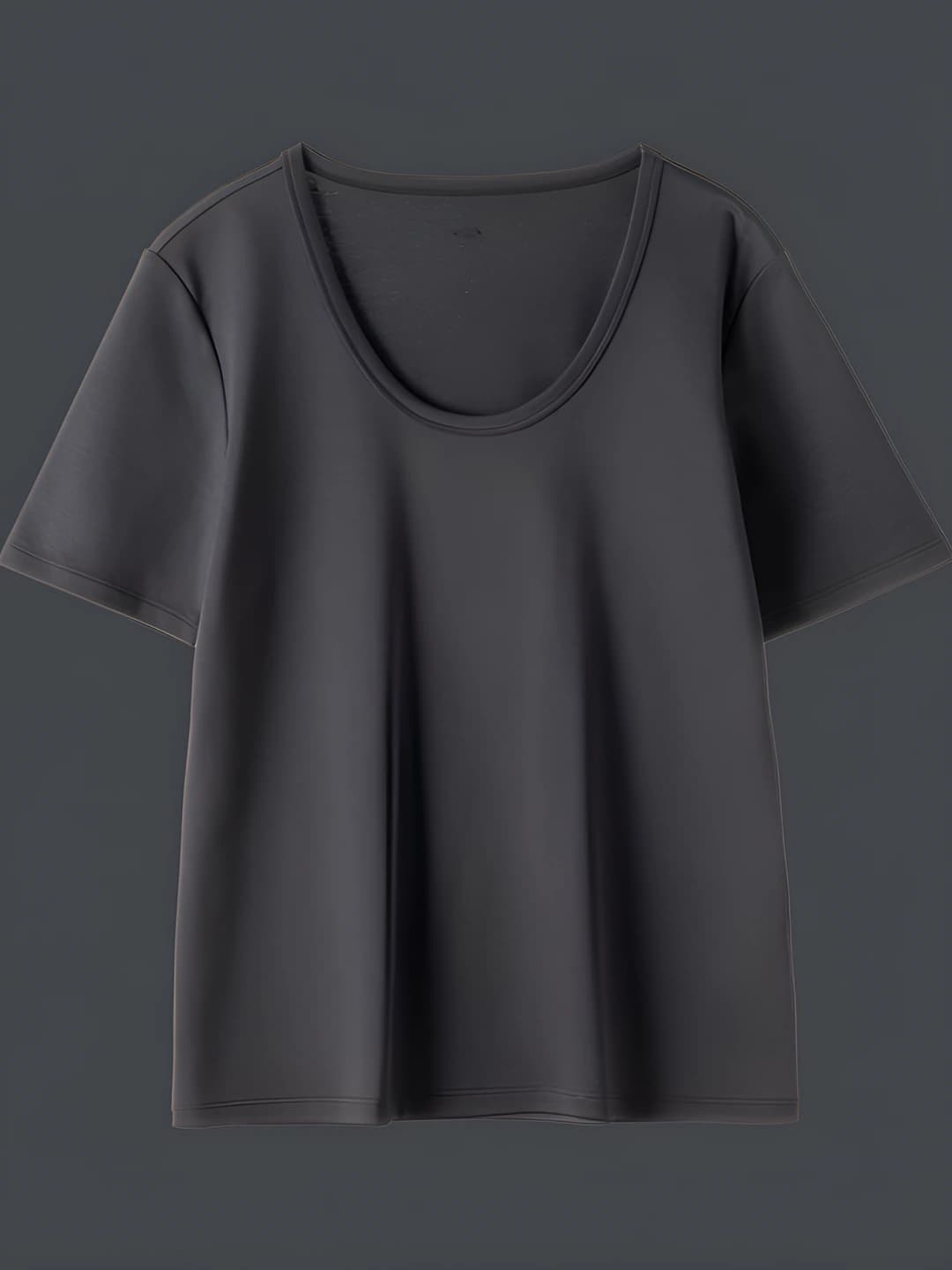 U-neck dusk grey