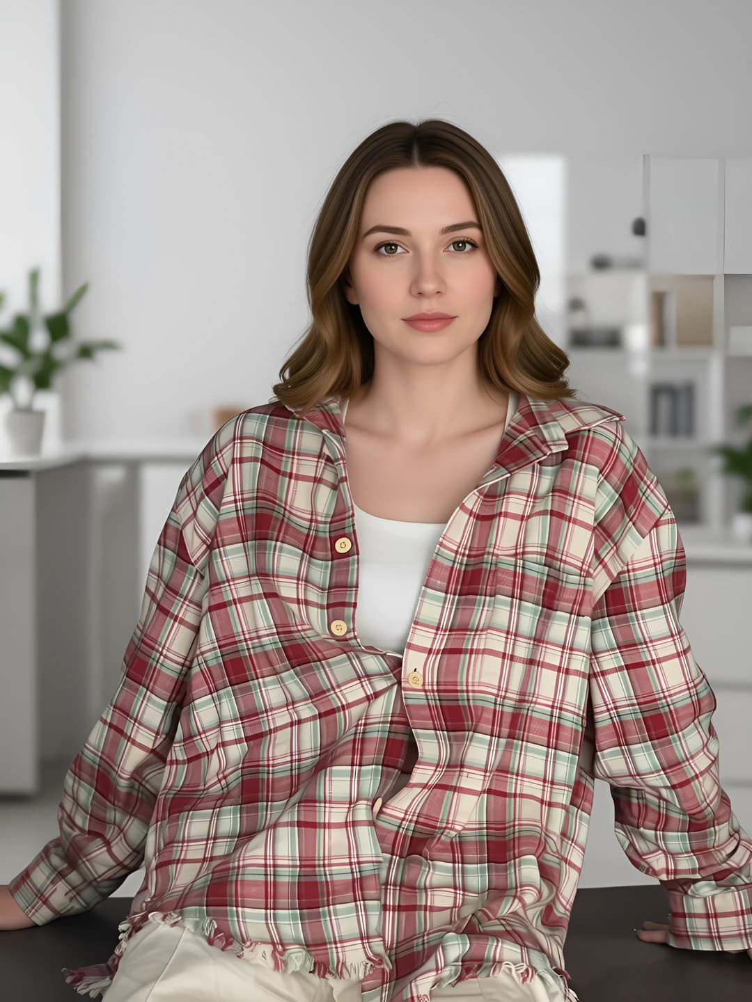 Red plaid