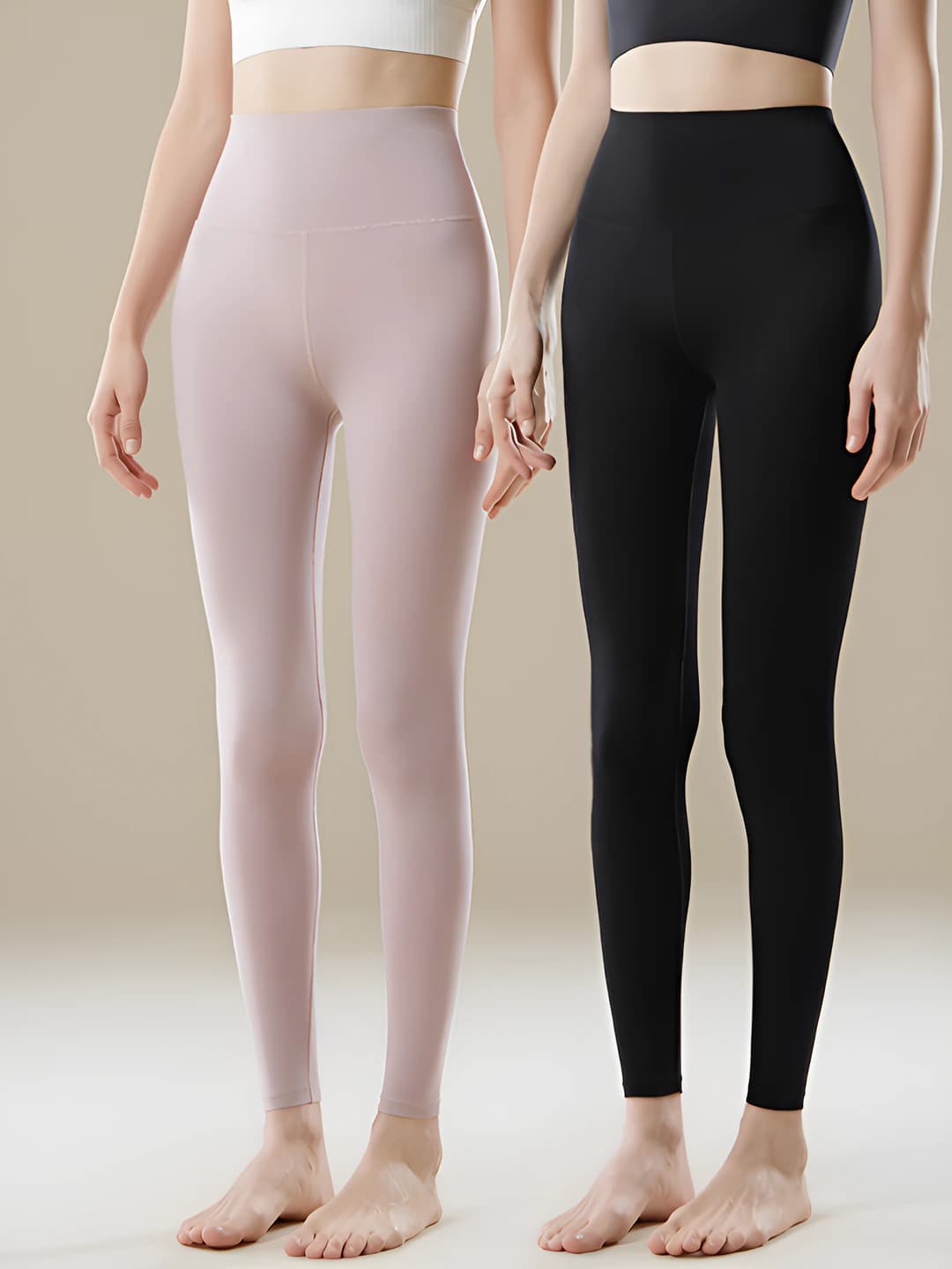 Black + Pink, high waist, 10A antibacterial