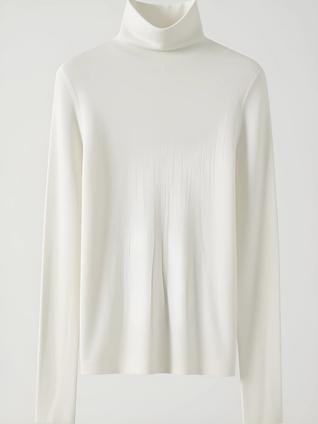 Wool white (turtleneck, thick)