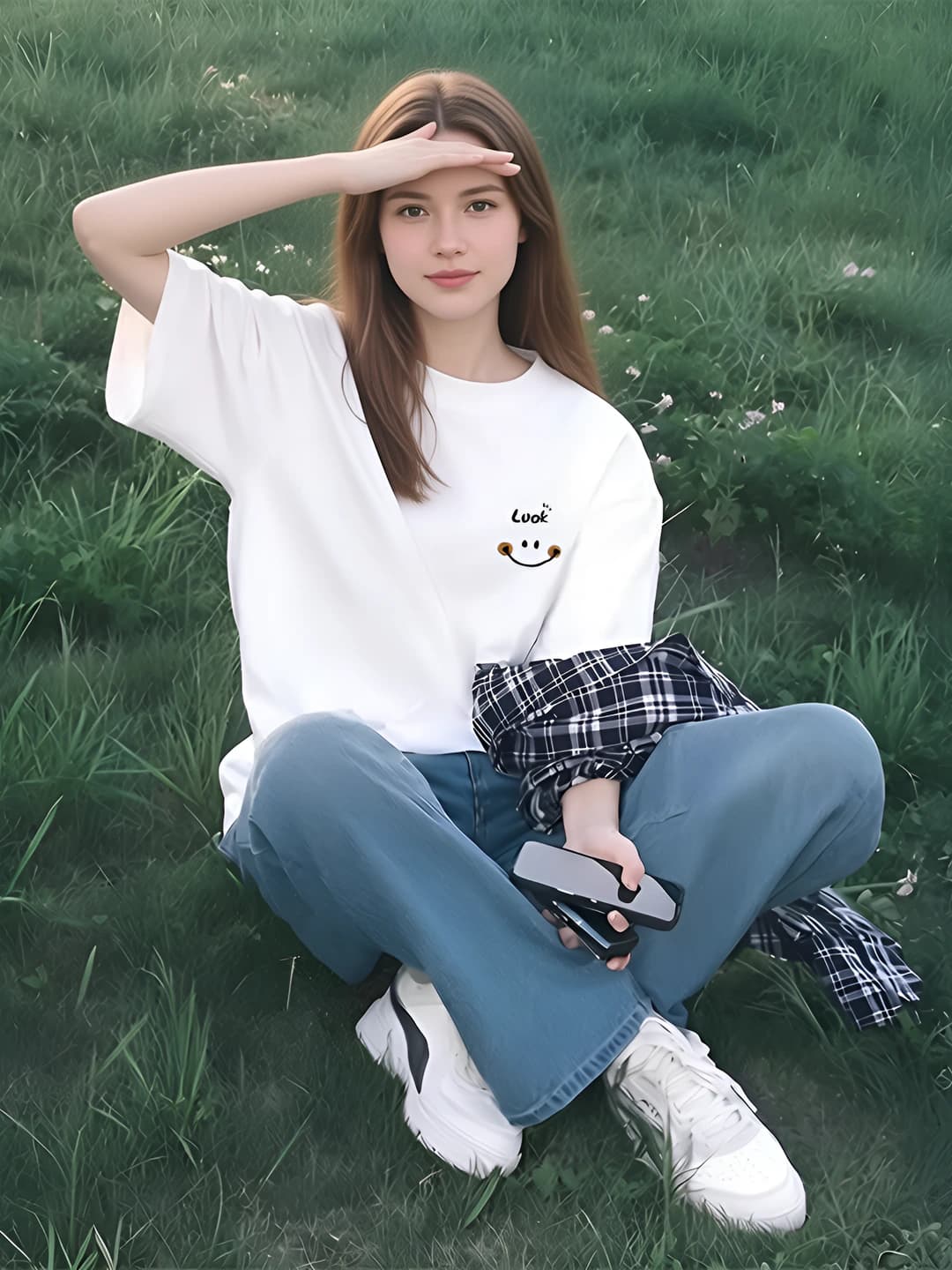 Белый - Look улыбка