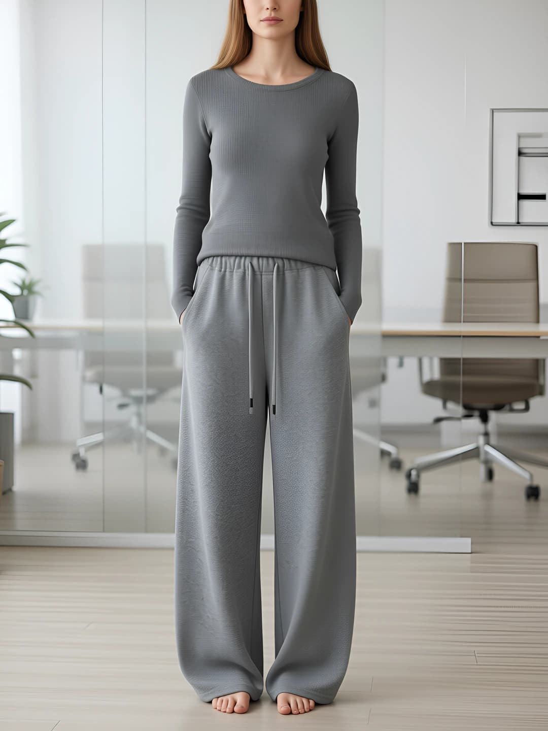 Light grey short