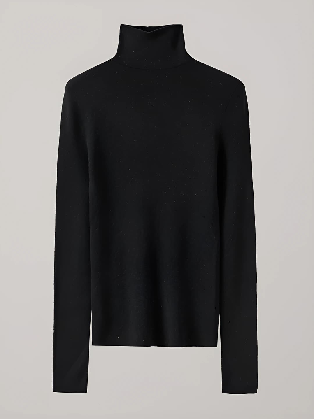 Classic black (turtleneck, thick)