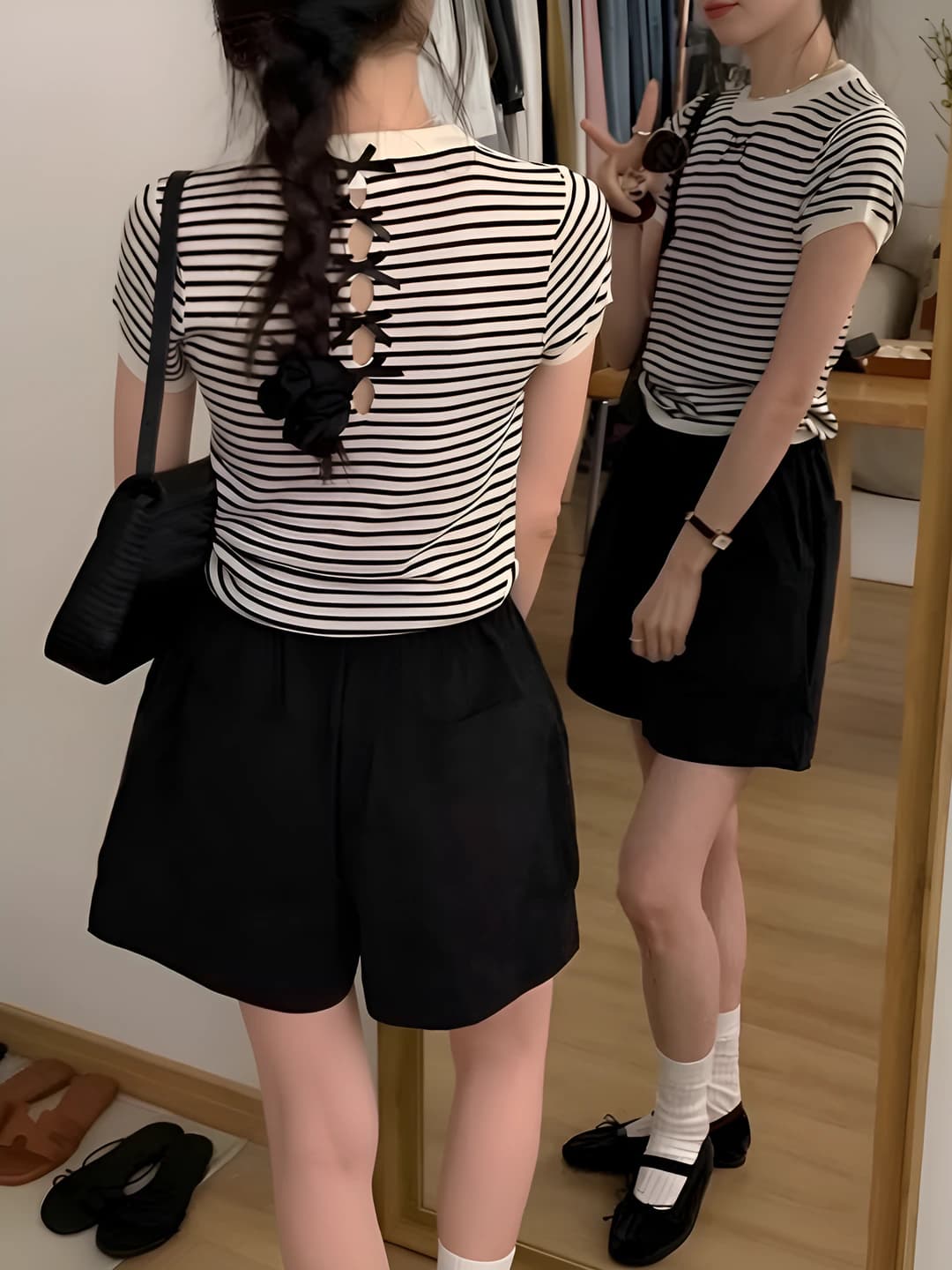 Женская футболка с коротким рукавом и круглым вырезом, летняя