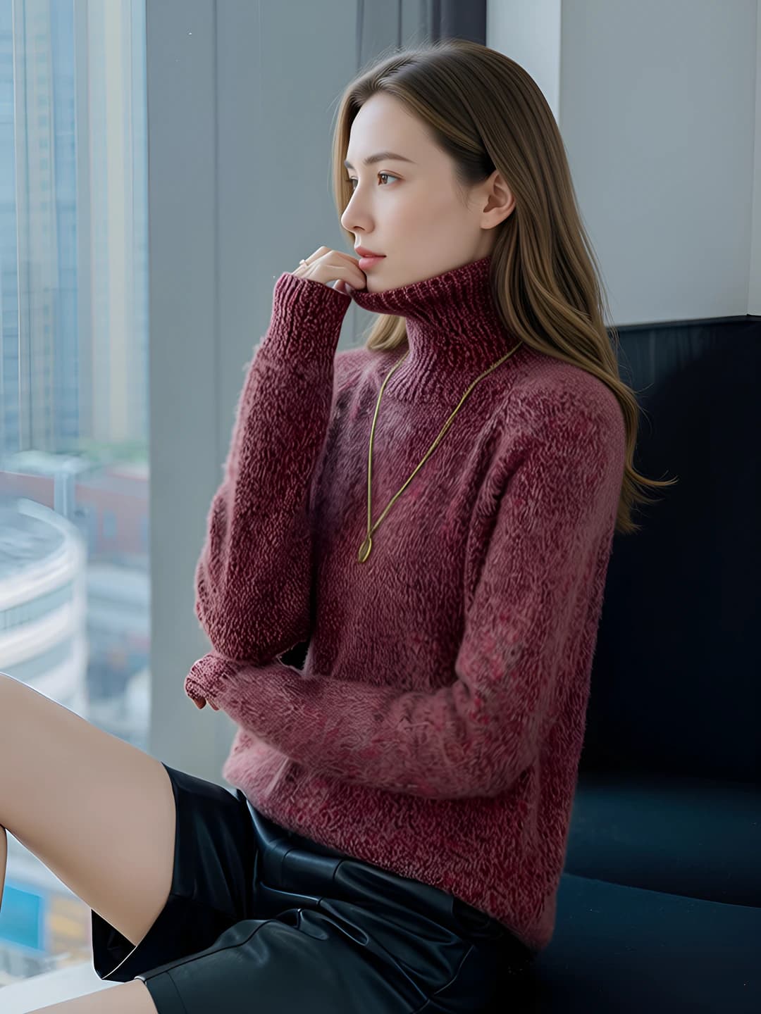 Floral brown