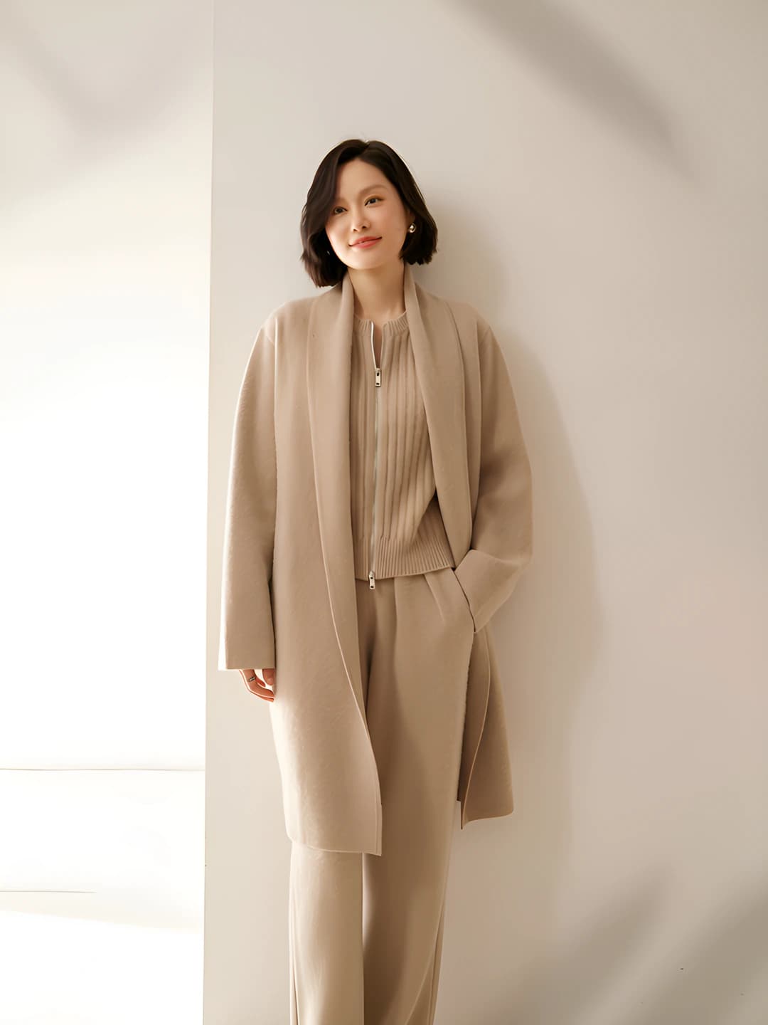 Grey-beige-camel