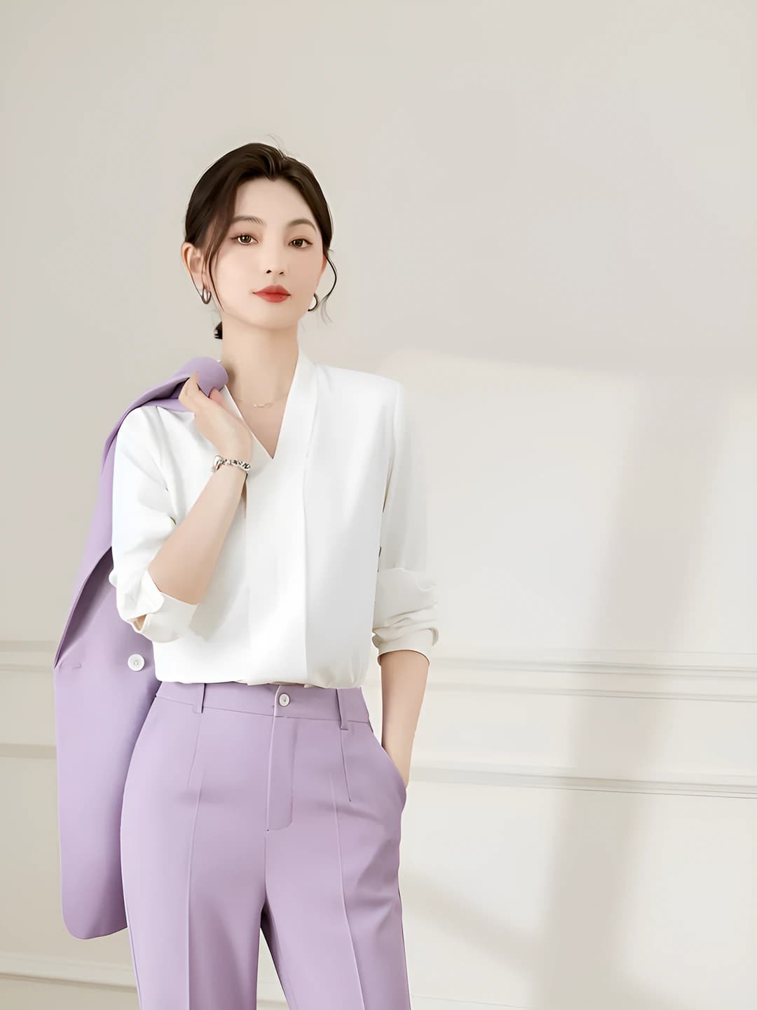 White long-sleeve