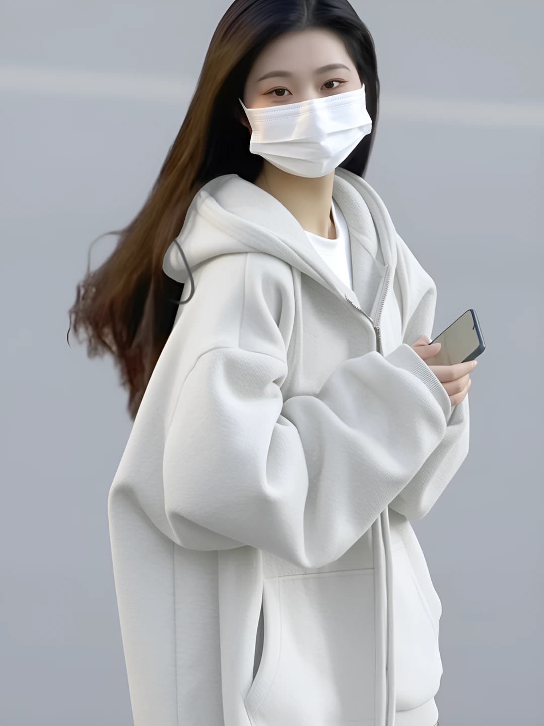 White-grey