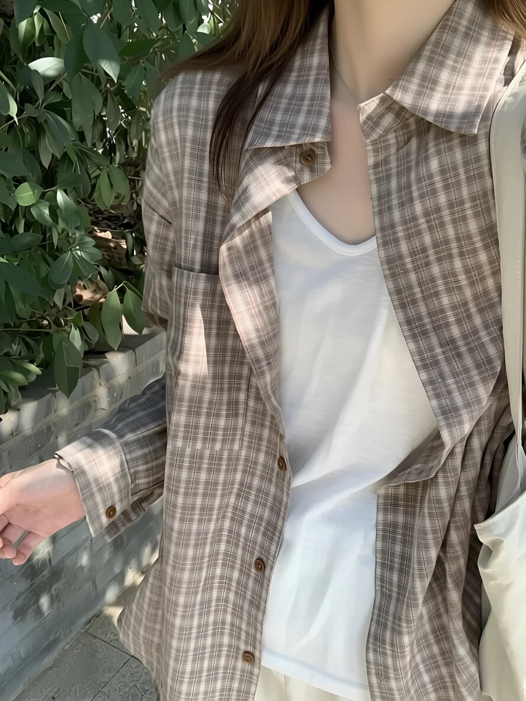 Brown plaid