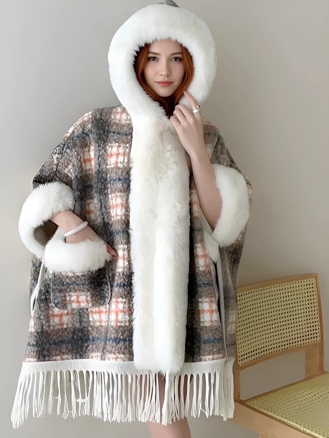 Кофе-беж, карманы