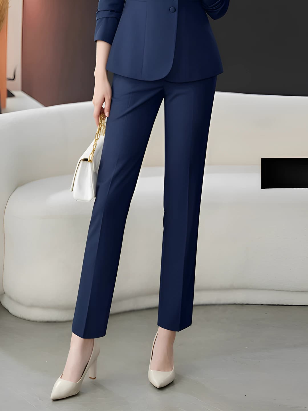 Dark blue pants