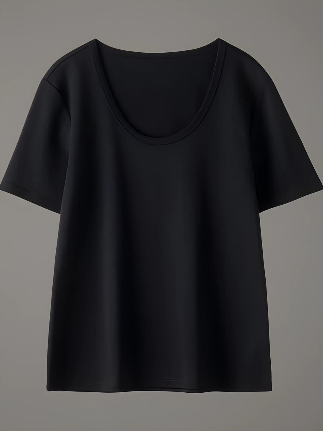 U-neck ocean black