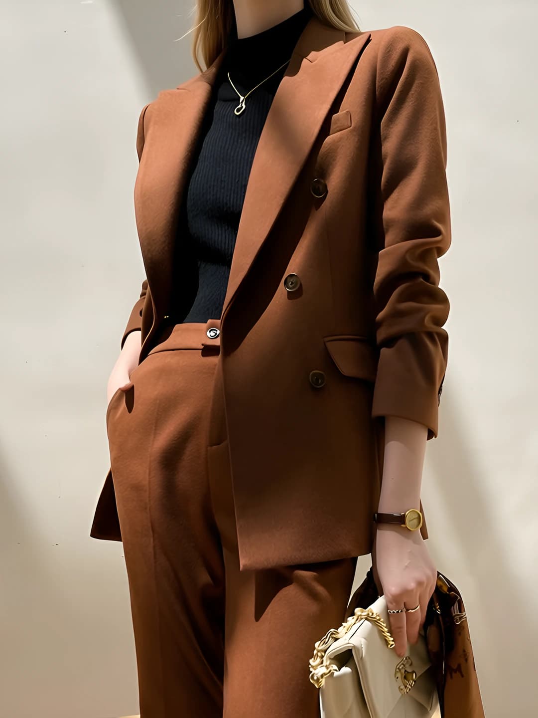 Burgundy blazer