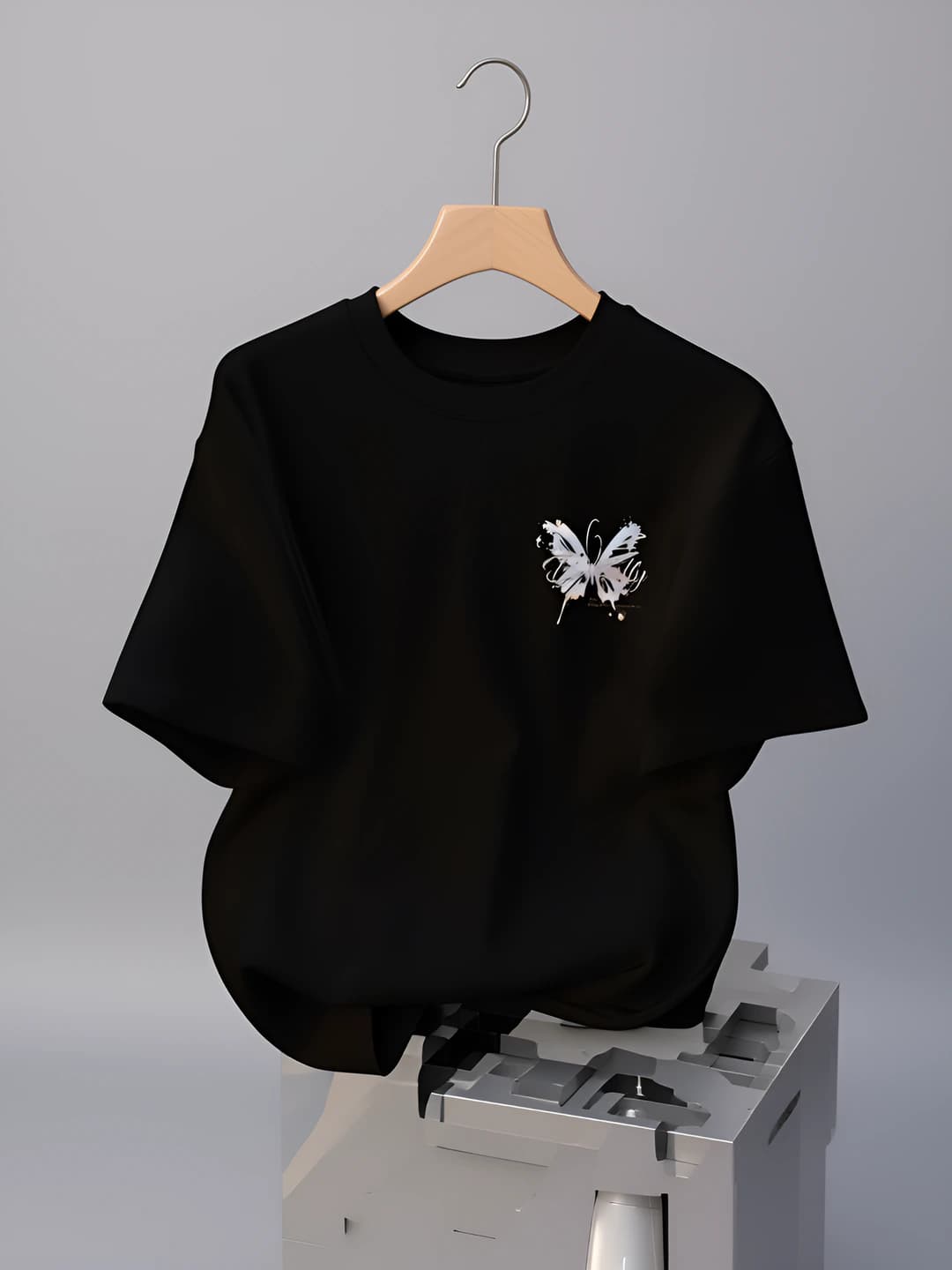 Black — left gradient butterfly
