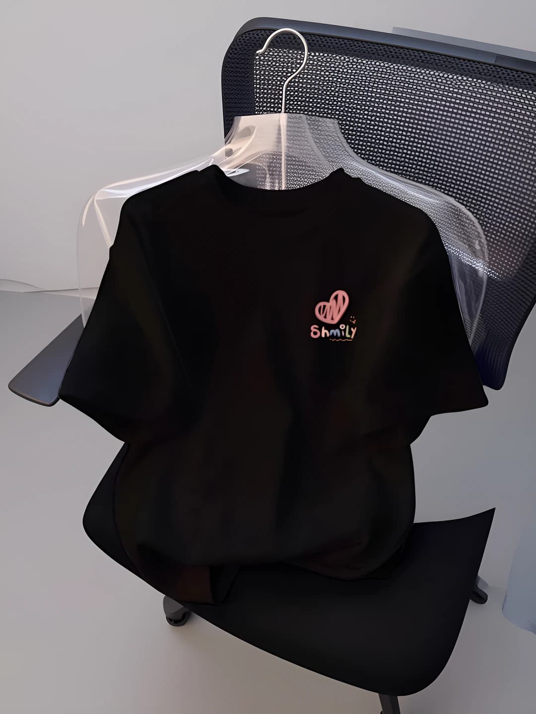 Black — smiling heart