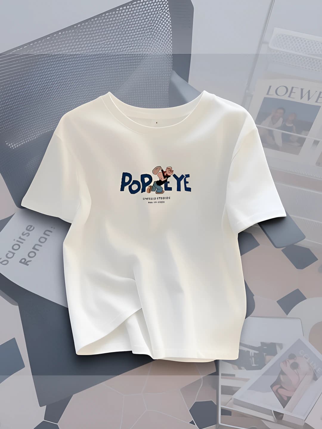 White — [Popeye] center