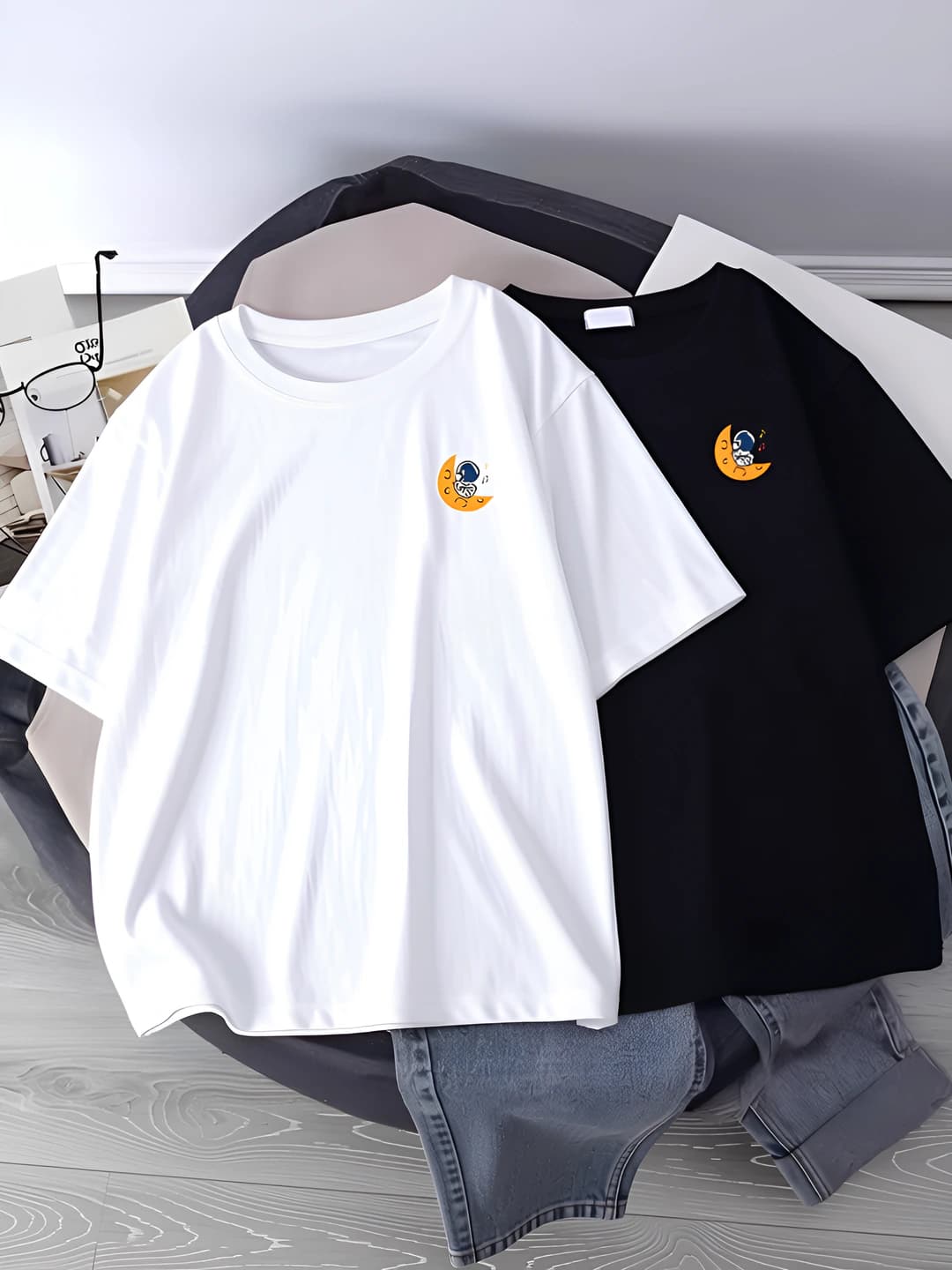 White, Moon Landing