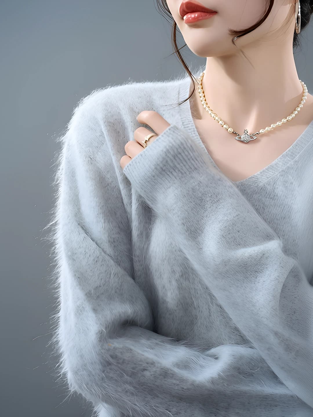 Winter grey (V-neck)