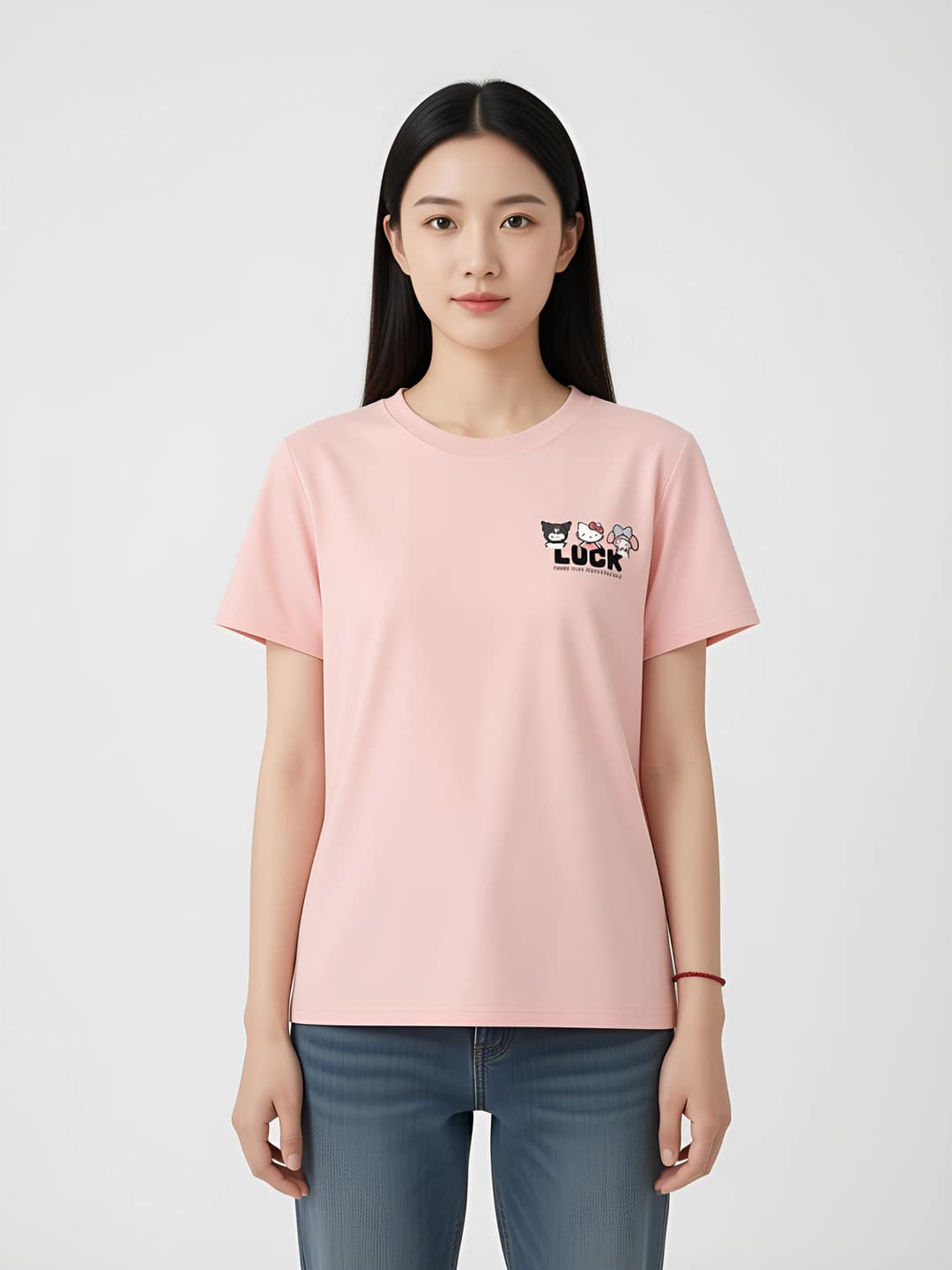 Pink & black, illustration