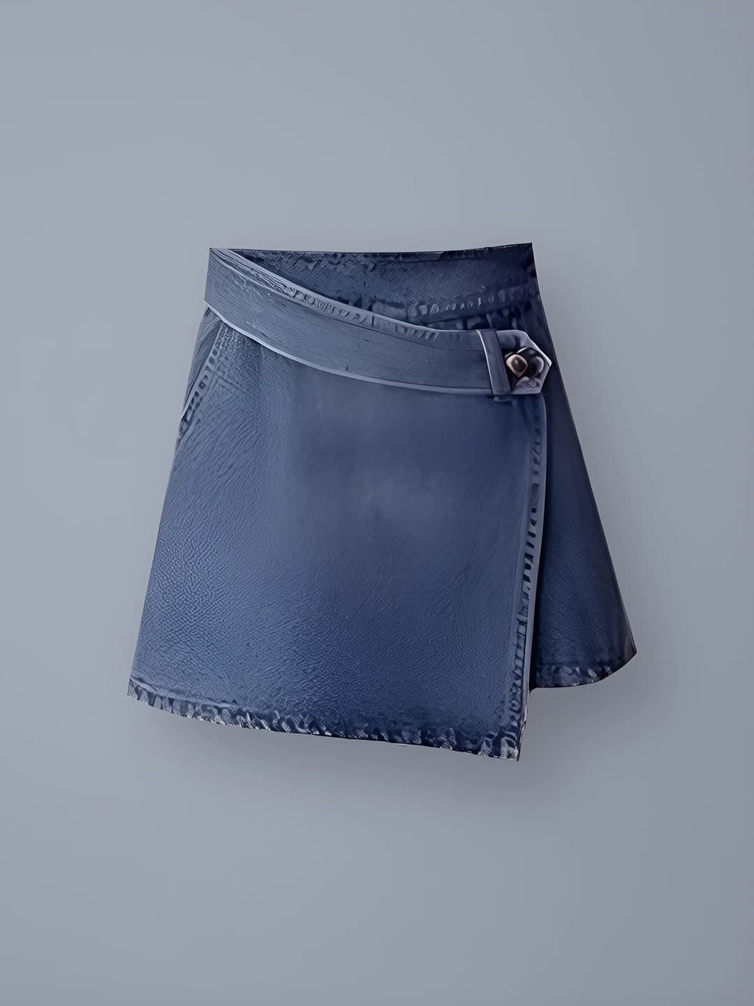 Blue denim shorts