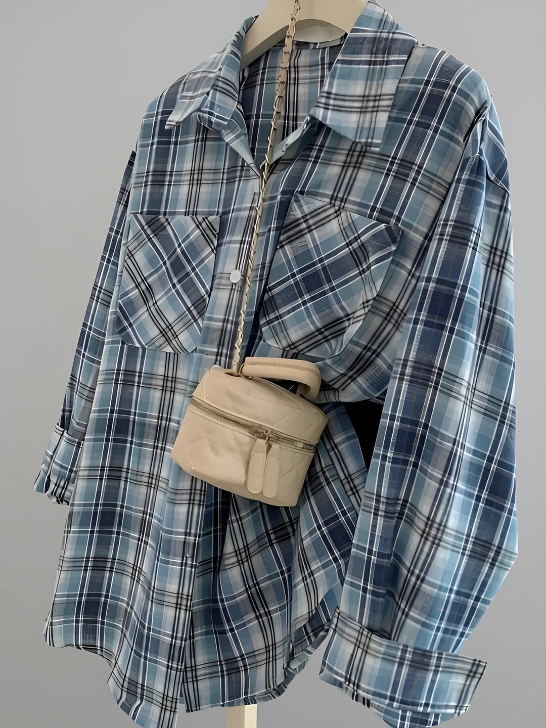 Blue Striped (Double Pockets)