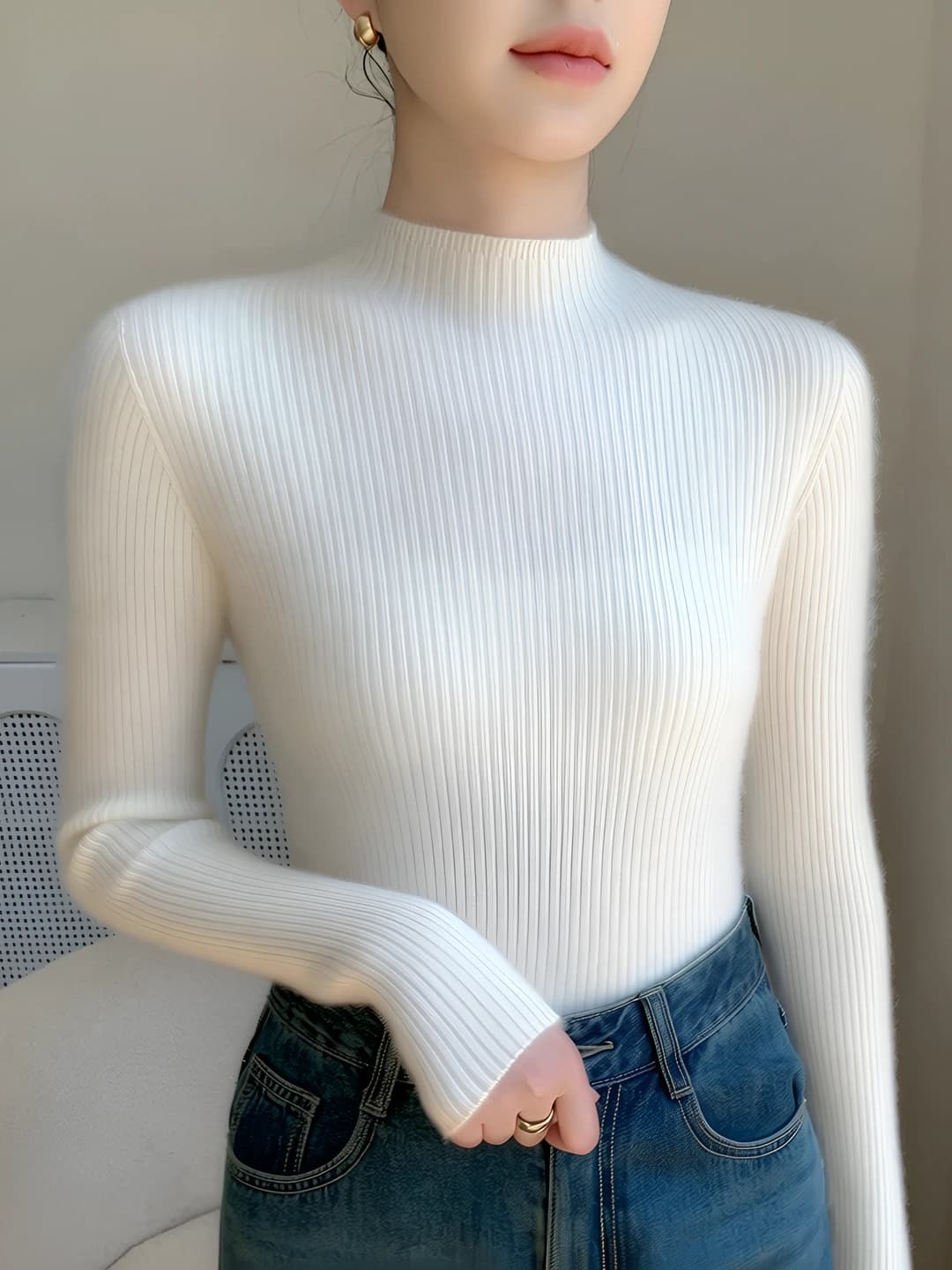 Cream white