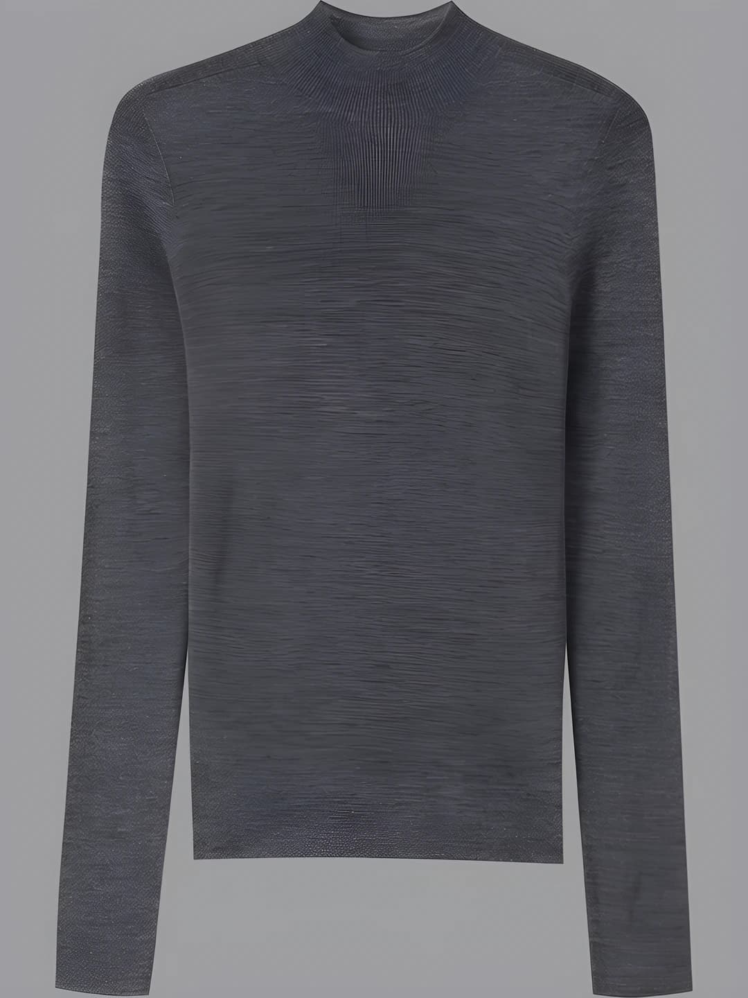 Women's wool knit sweater, mock neck, long sleeve, slim fit, solid colour, warm, autumn-winter