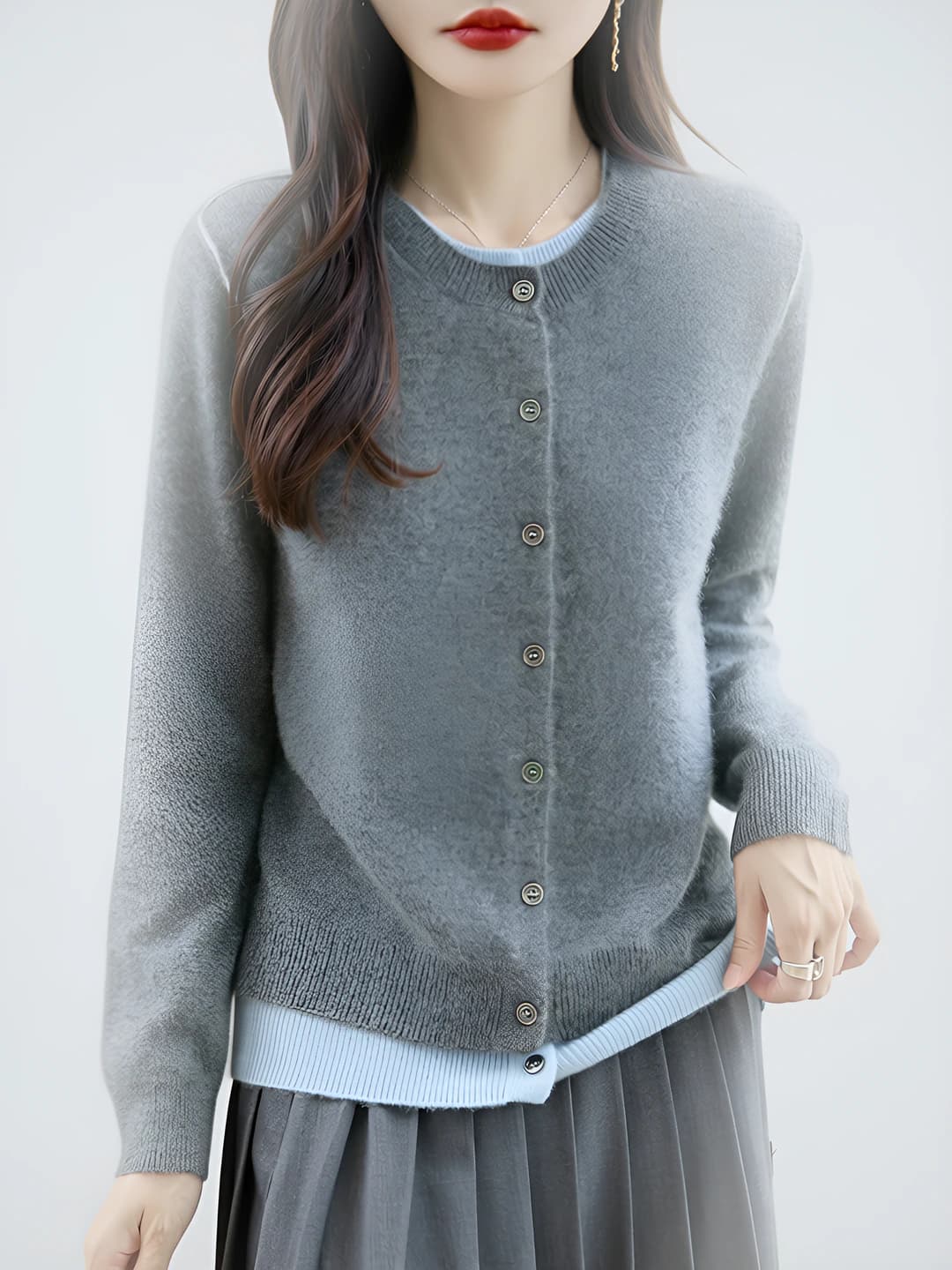 Dark grey + Blue