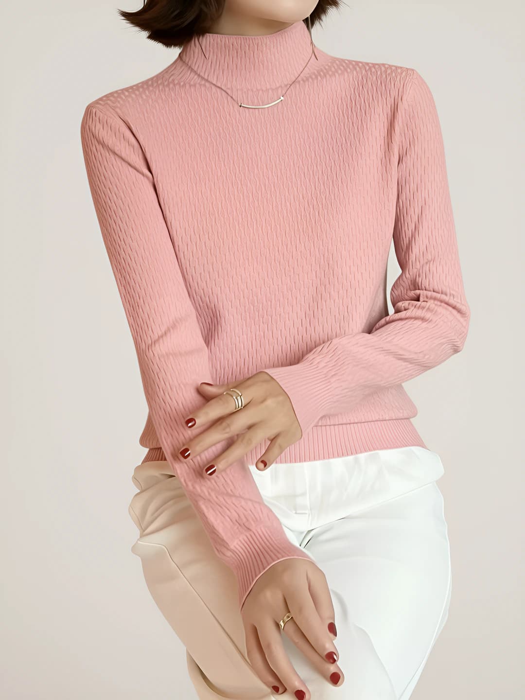 0.5" thin strap, pink, 1 pc
