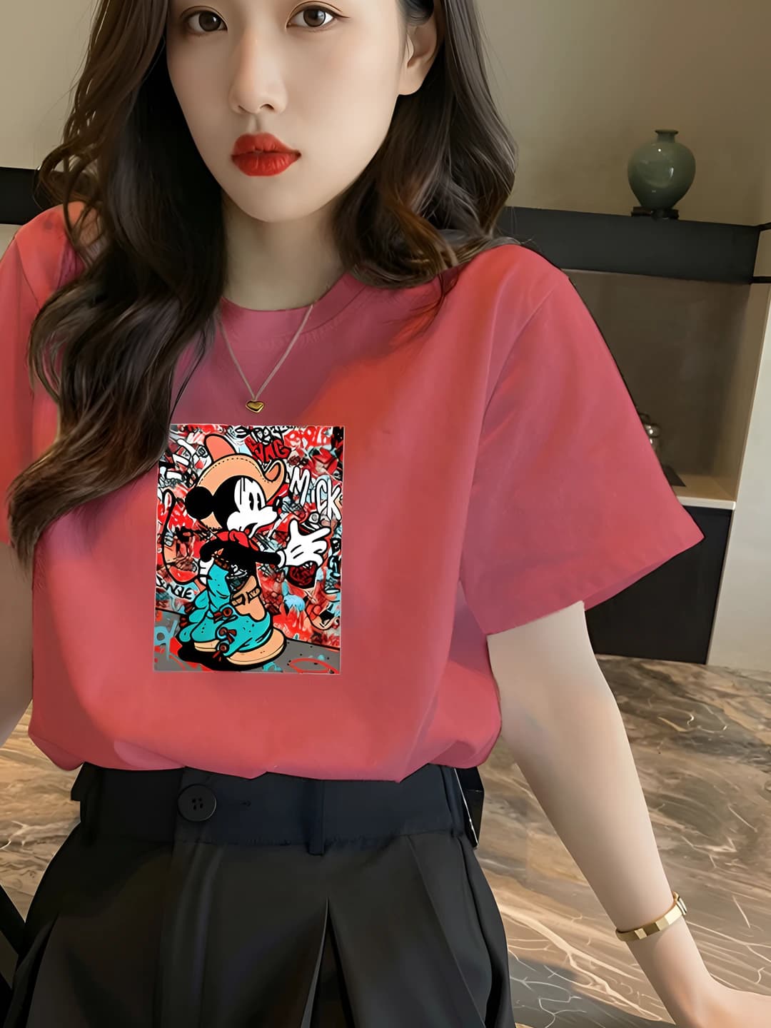 Brick Red — Colorful Mickey