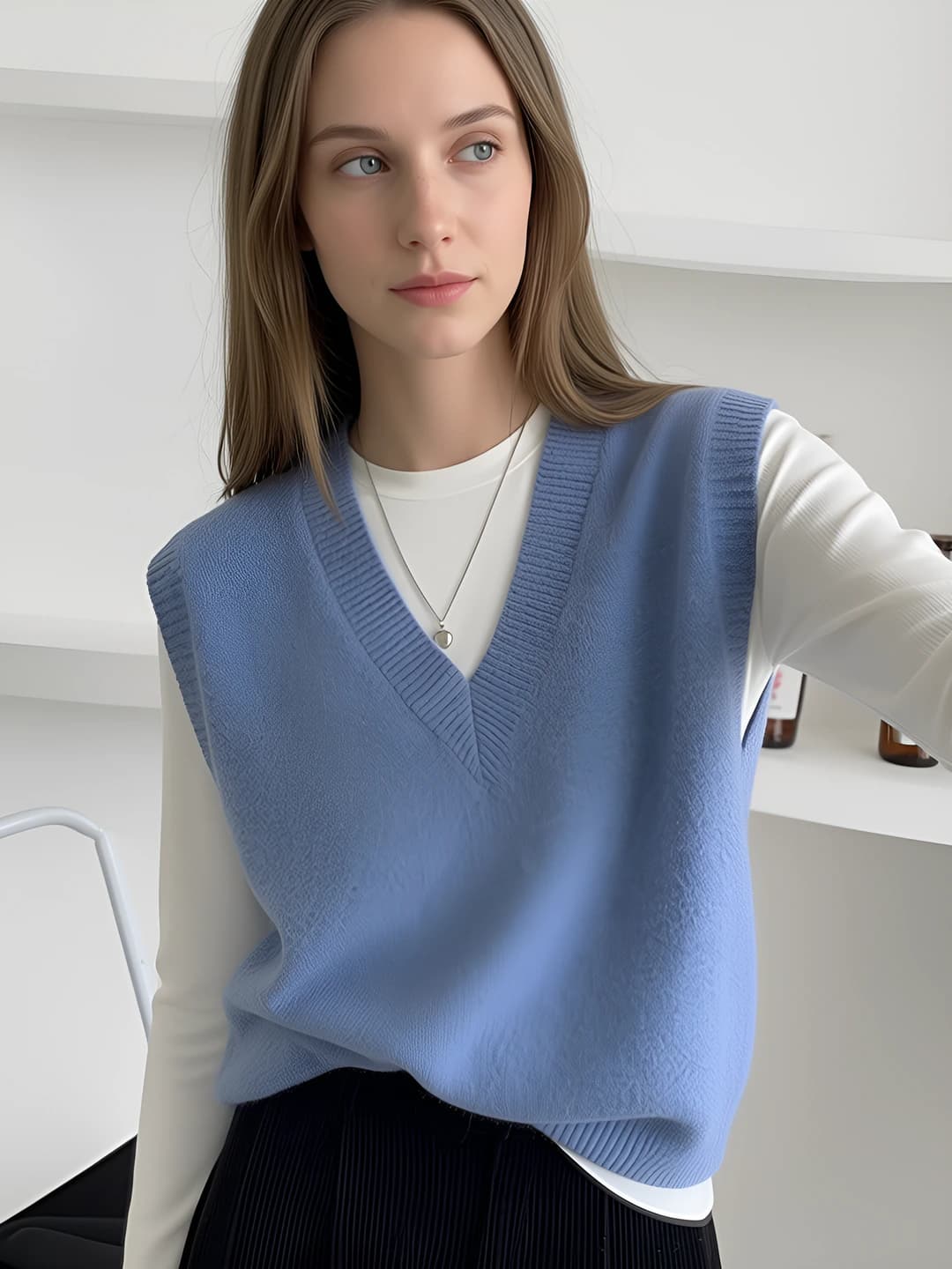 Hazy blue