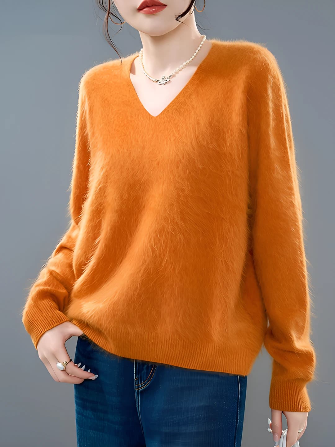 Honey orange (V-neck)