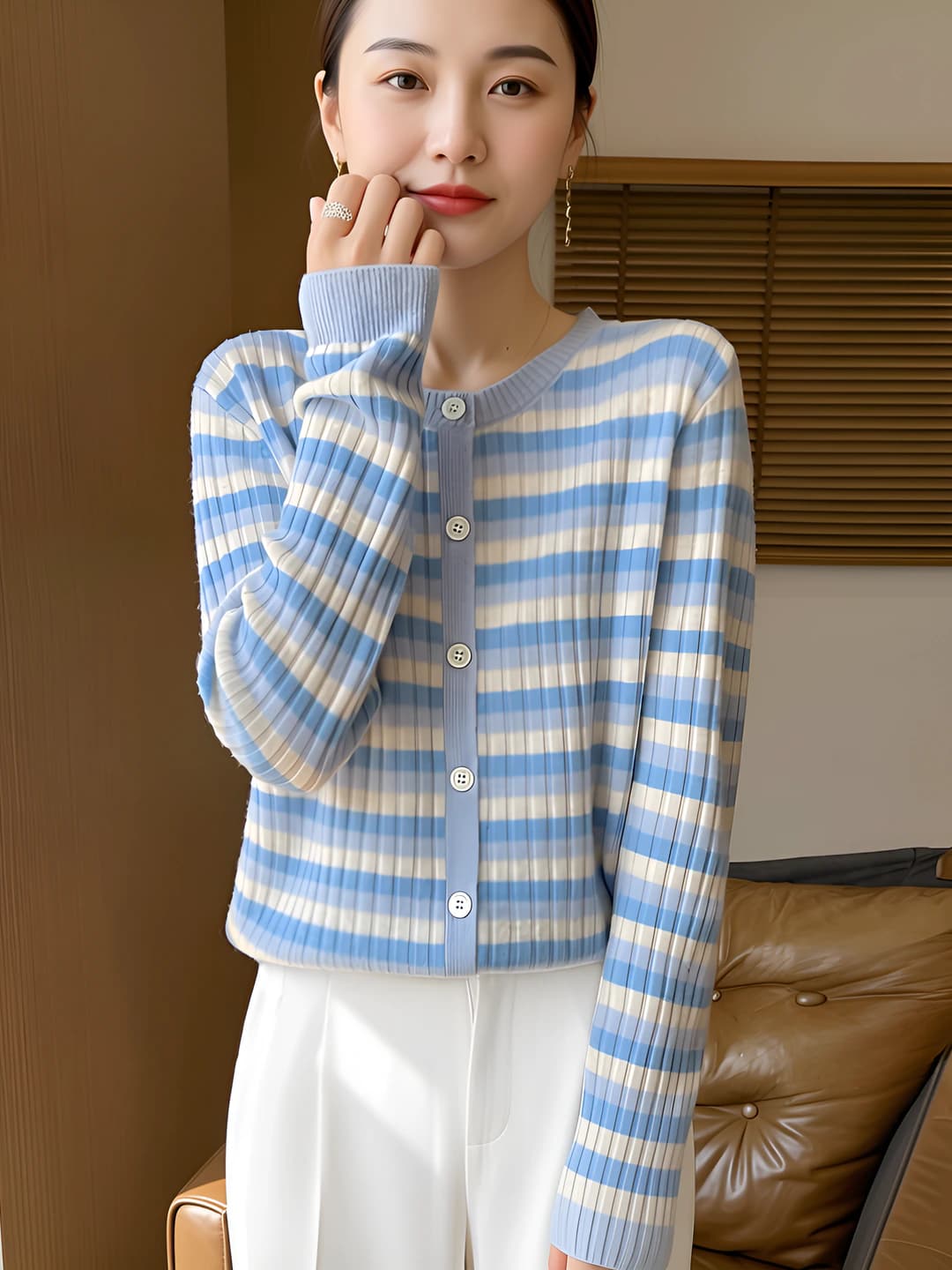 Light blue stripes