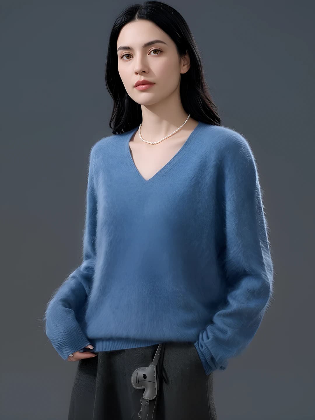 Teal (V-neck)