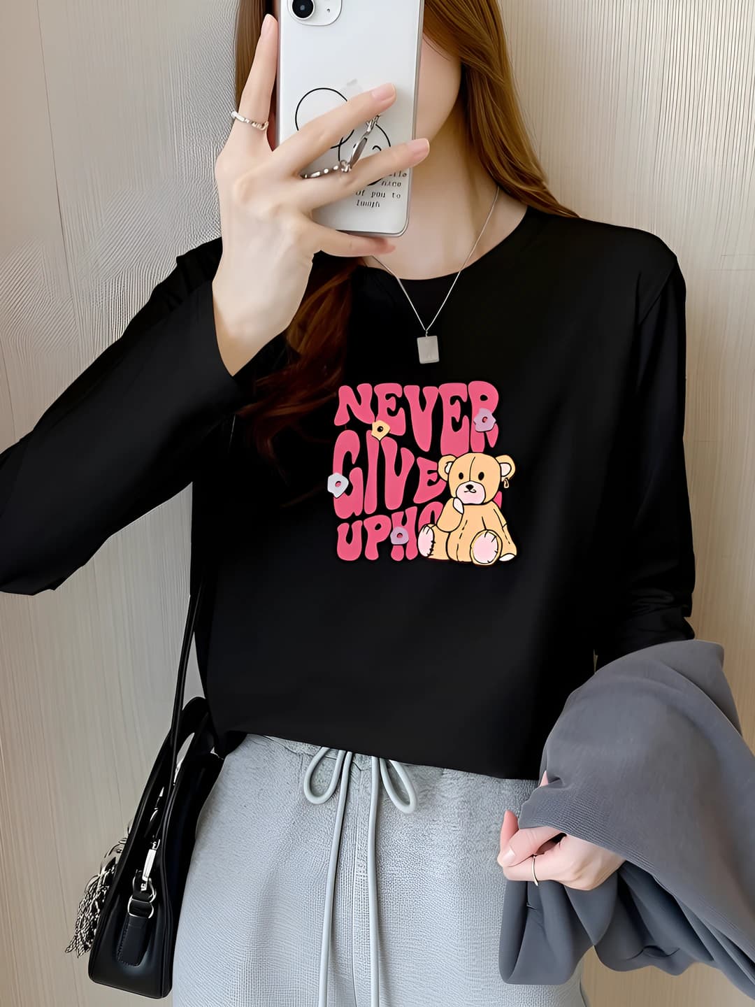 Pink Bear Black-230G