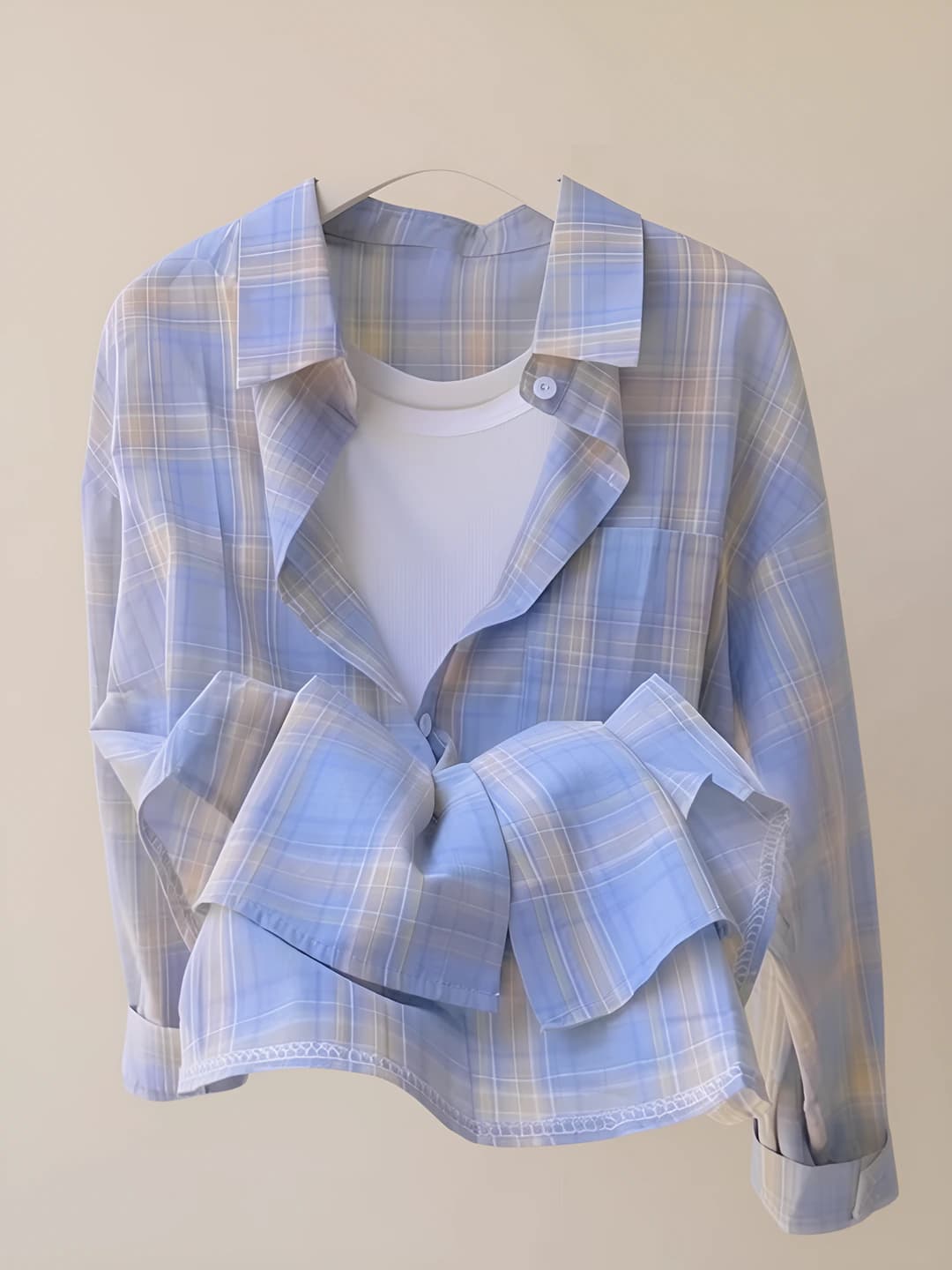 Blue plaid