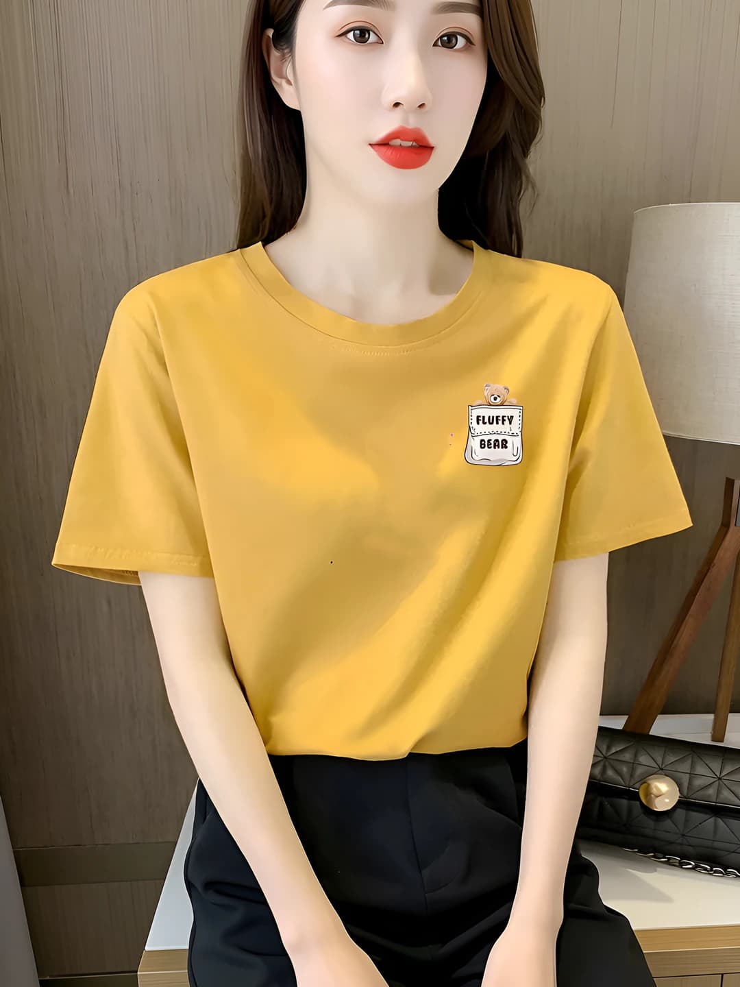 Side pocket bear yellow