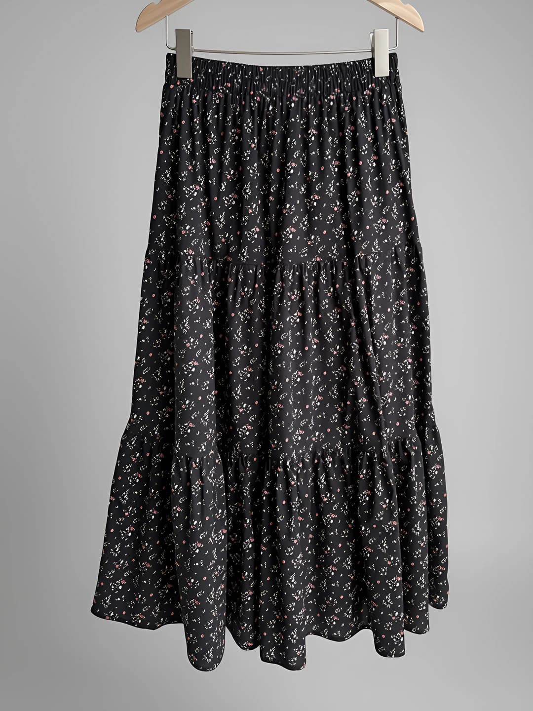Black small floral