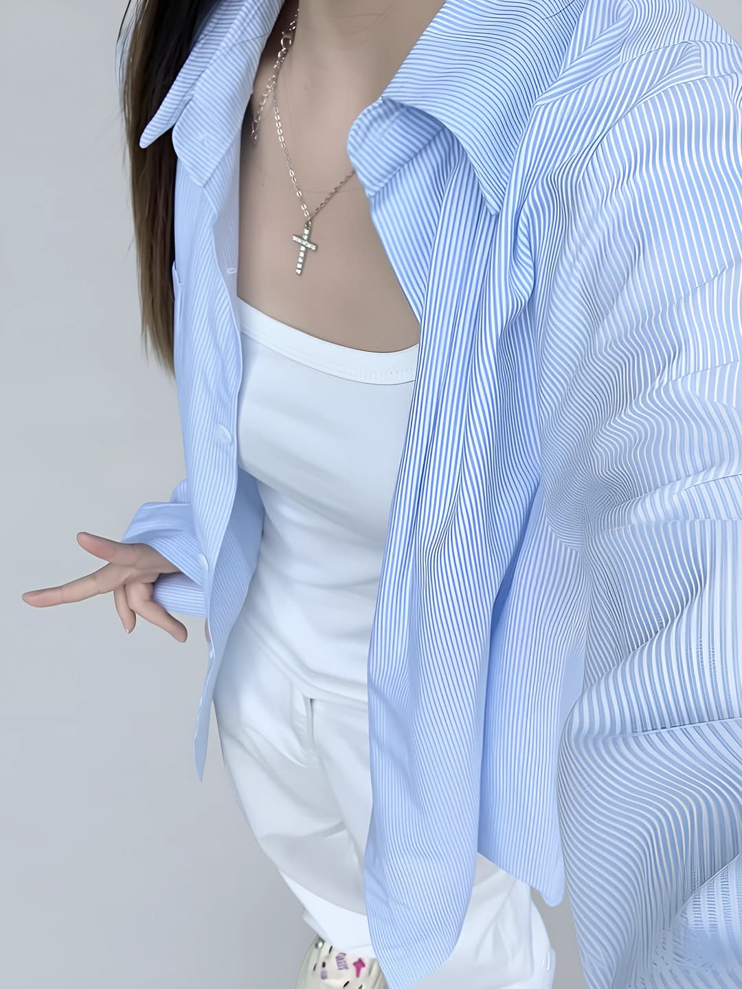 Blue striped