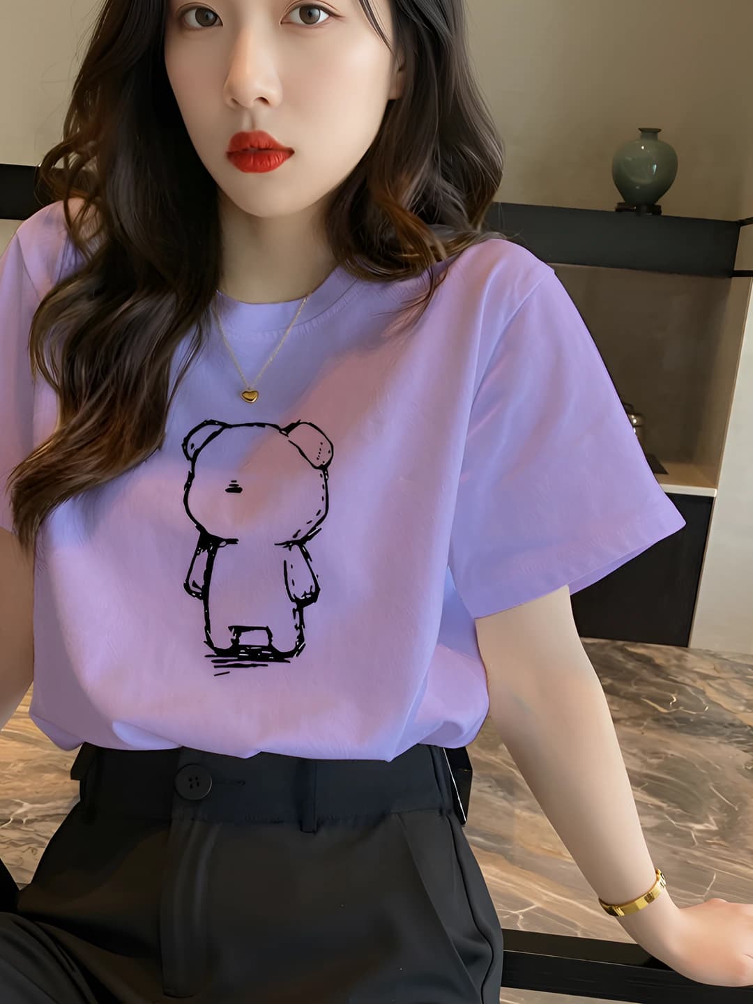 Purple—Bear from back