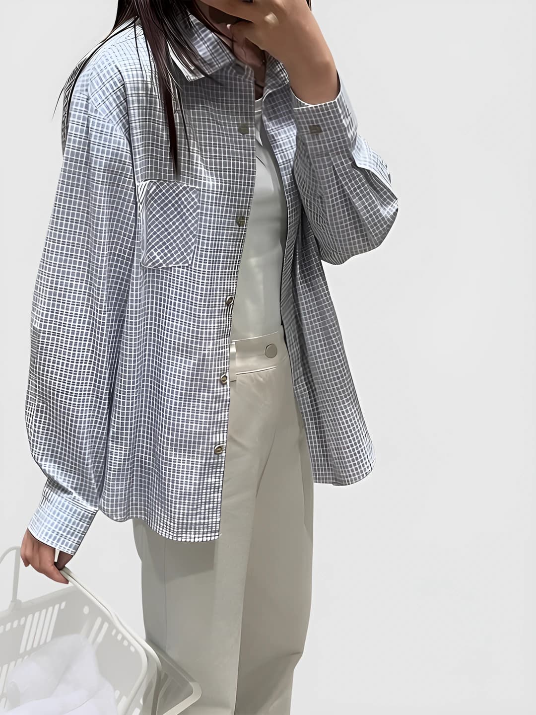 Light blue plaid