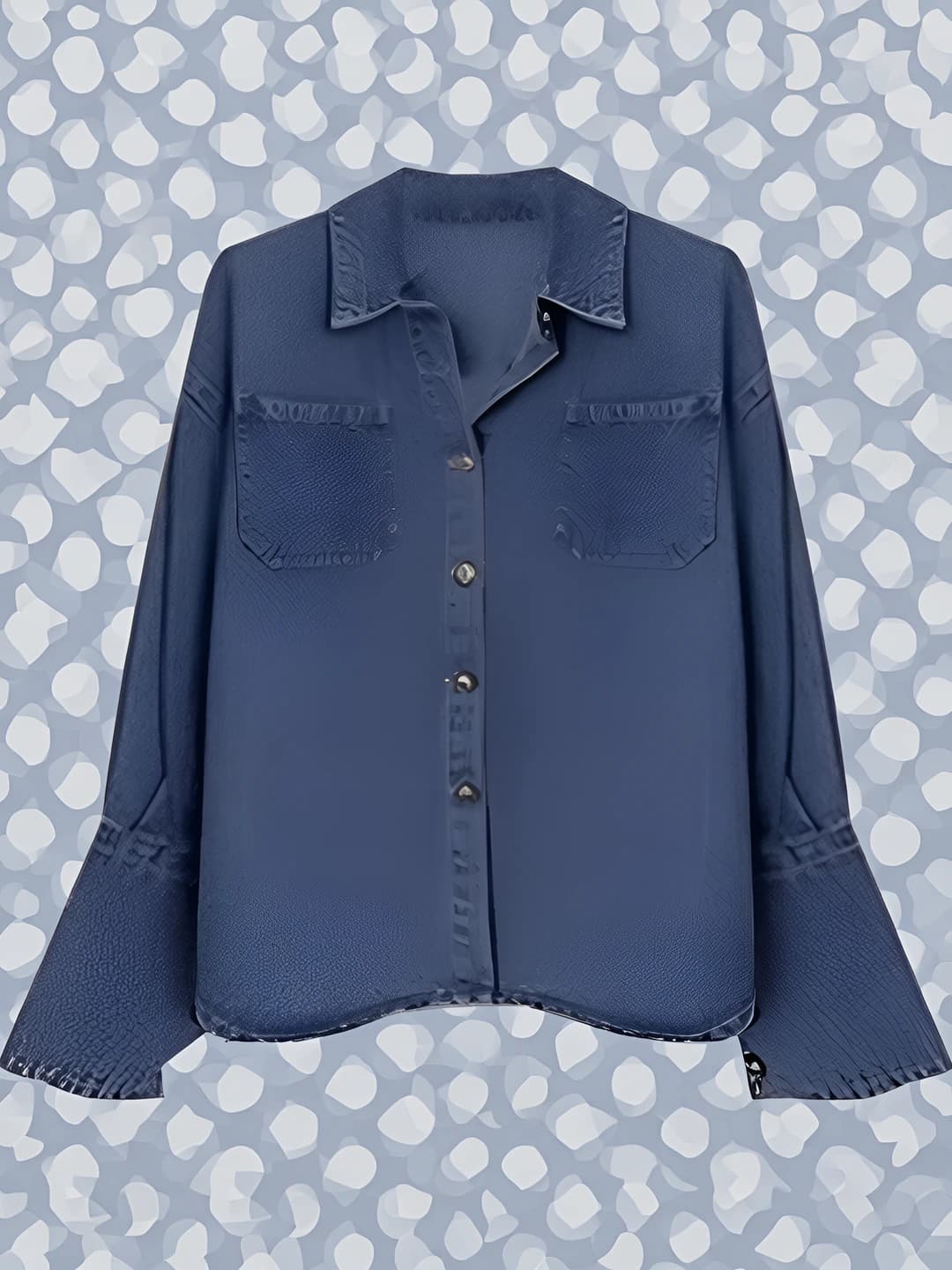 Blue denim top