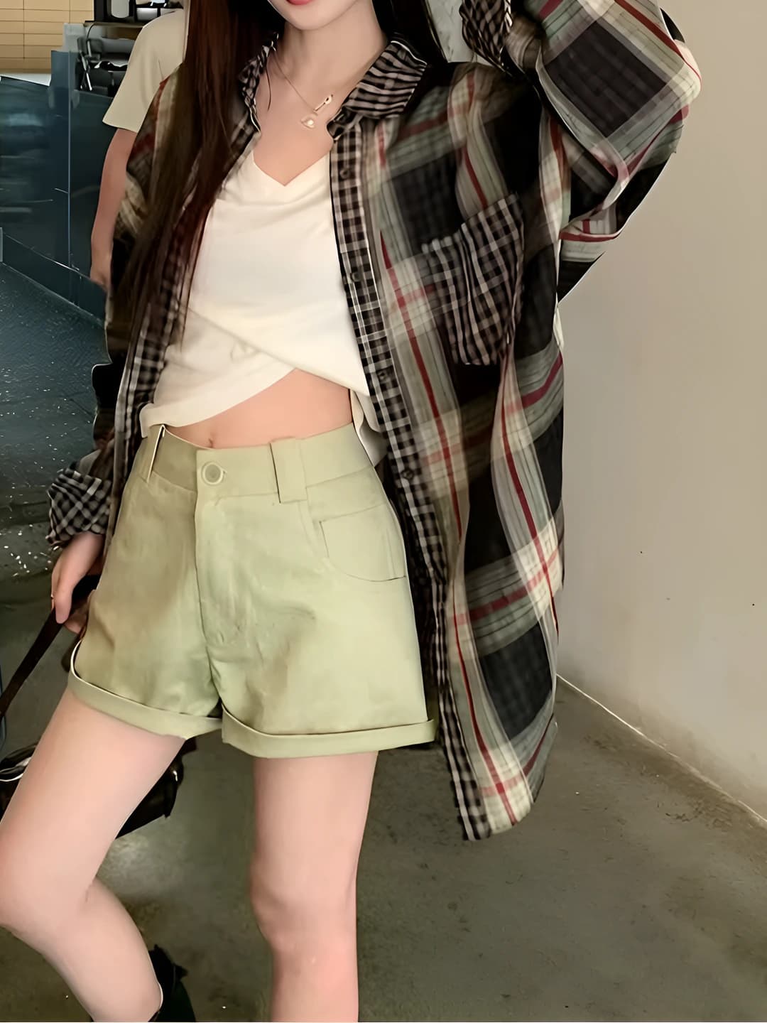 Black and Brown Checkered